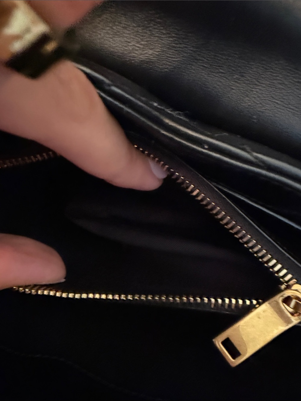 Saint Laurent Black Calfskin Y Quilted Monogram Medium LouLou Chain Satchel - Picture 6 of 10